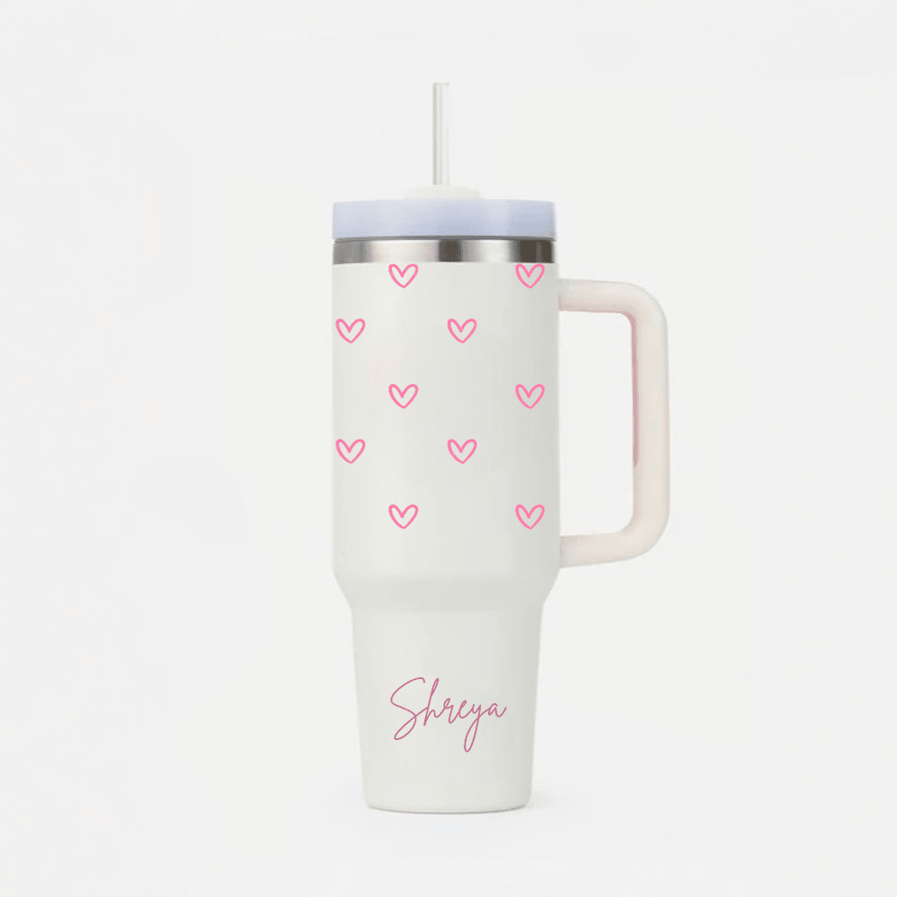 Personalized LushLove™ Tumbler with Straw & Lid - Memories Insite